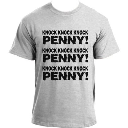 Sheldon Knock Knock Knock Penny The Big Bang Theory Inspired T-Shirt