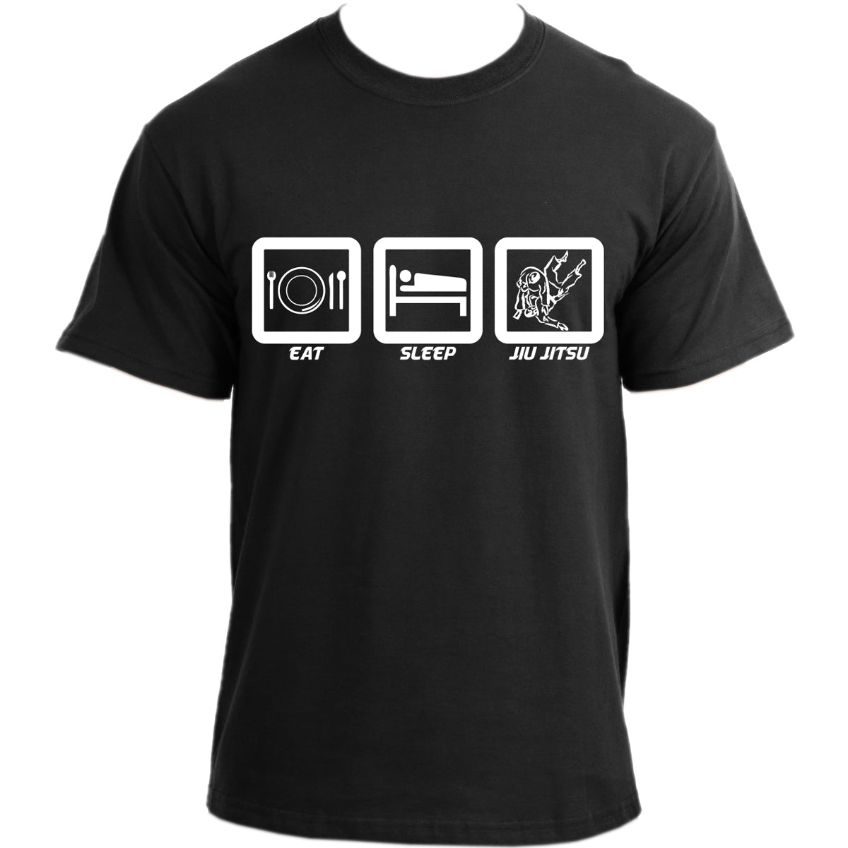 Eat Sleep Jiu Jitsu Brazilian MMA UFC BJJ Funny T-shirt