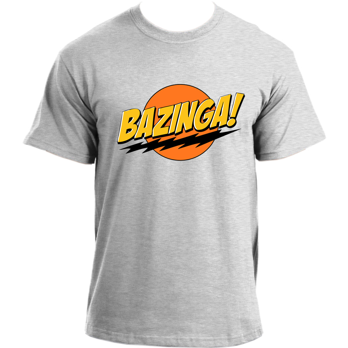 Bazinga Sheldon Cooper The Big Bang Theory Round Bazinga inspired T-Shirt