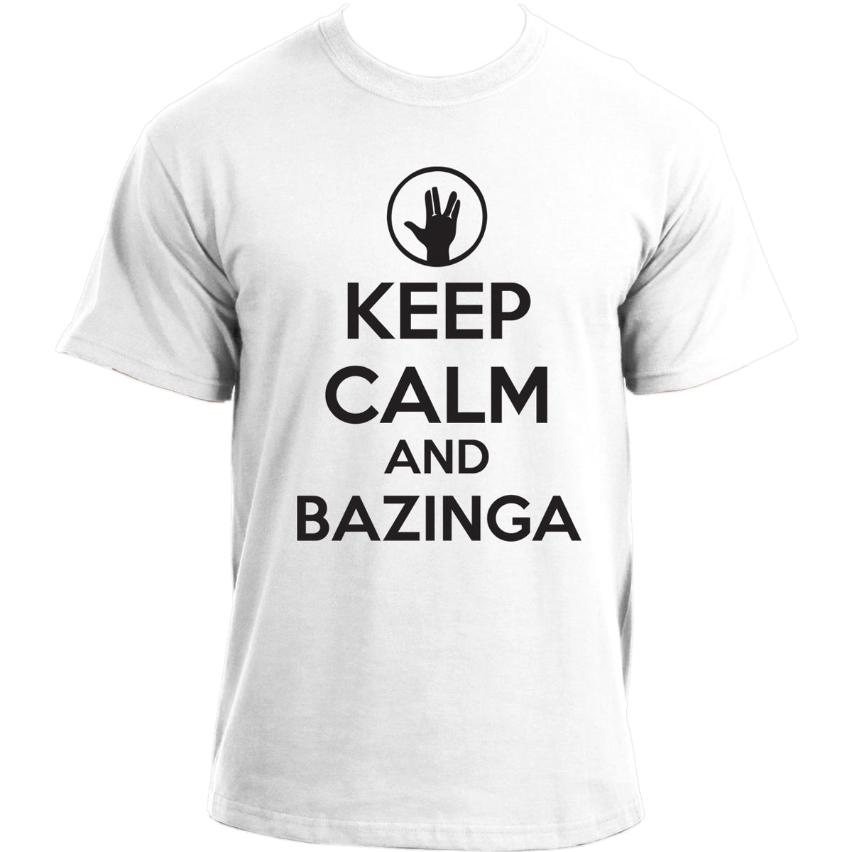 The Big Bang Theory Keep Calm and Bazinga Inspired T-Shirt