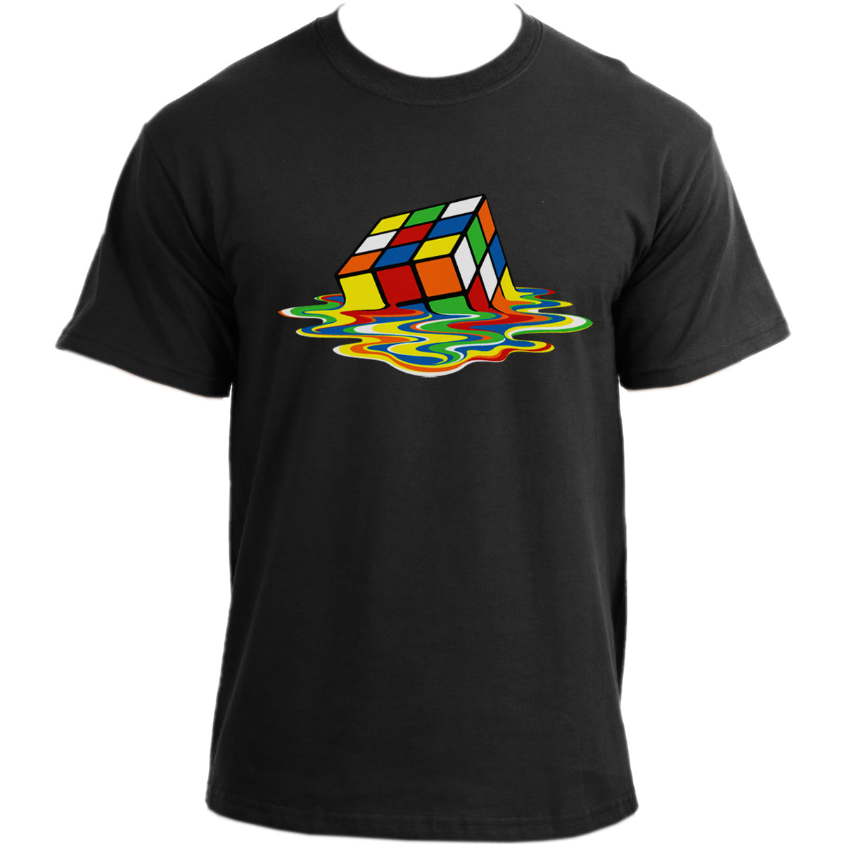 Big Bang Theory Sheldon Cooper Melted Rubiks Cube Inspired T-Shirt