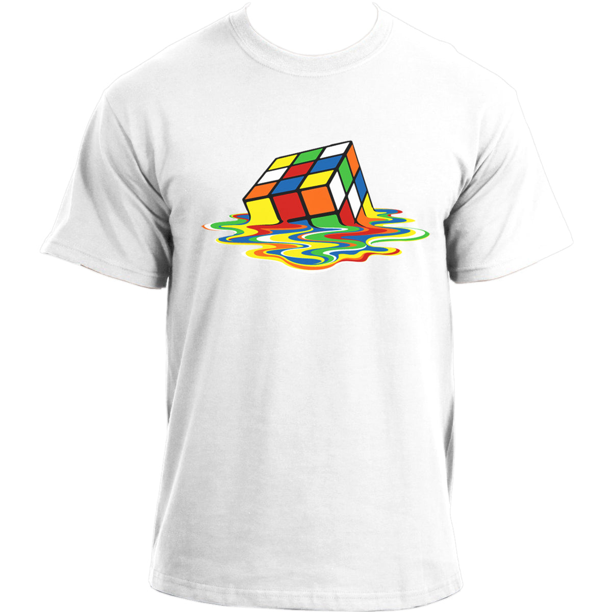 Big Bang Theory Sheldon Cooper Melted Rubiks Cube Inspired T-Shirt