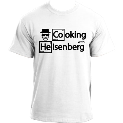Heisenberg Cooking with Walter White Mr. White Breaking Bad inspired T-Shirt