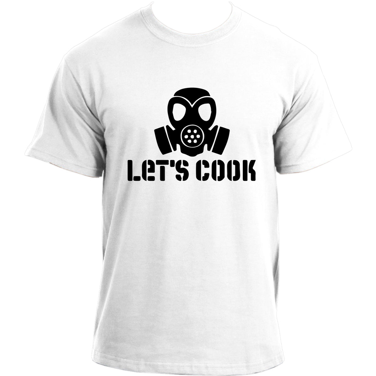 Let's Cook Hazmat Gas Mask Breaking Bad inspired T-Shirt
