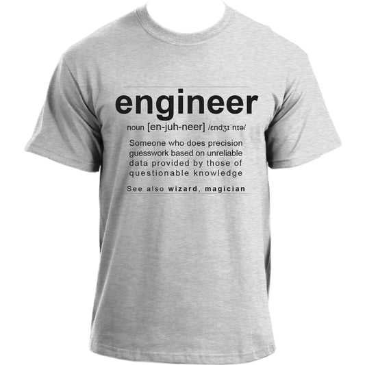 Profession Definition Funny  Engineer T Shirt, Great Engineer Gifts For Men