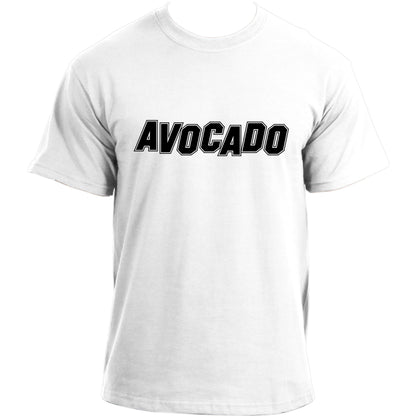 Avocado Tshirt Old School Funny Vegan T Shirt For Men