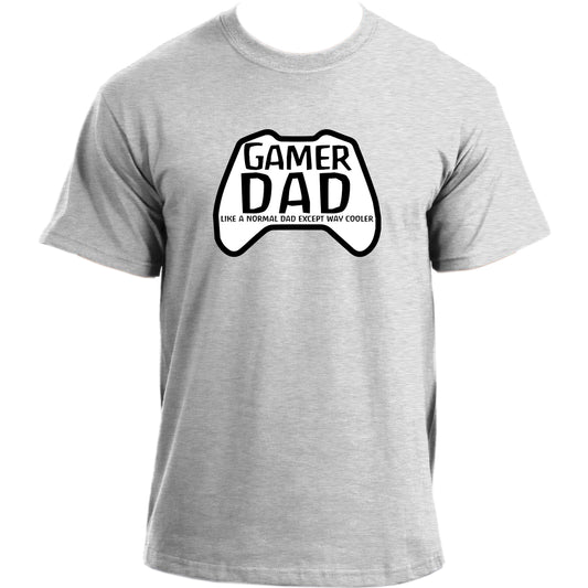 Gamer Dad T-shirt I Like a normal dad except way cooler I Gamer Tee I Funny Videogame Gaming T shirt