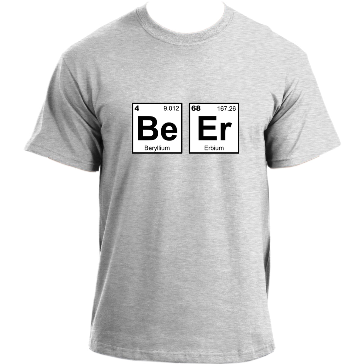 Beryllium Erbium Beer T Shirt I Beer Design College Party Nerd Geek Science Chemisty T-Shirt
