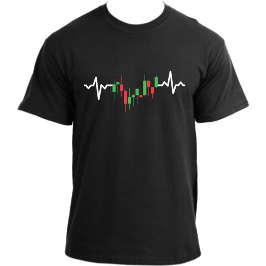 Heartbeat Crypto T-Shirt I Crypto Currency T Shirt I Cryptocurrency Trader Blockchain Investor Tshirt