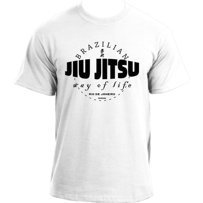 Jiu Jitsu Way of Life T-Shirt I Brazilian Jiu Jitsu T Shirt I Jiu-Jitsu Sports MMA BJJ tshirt