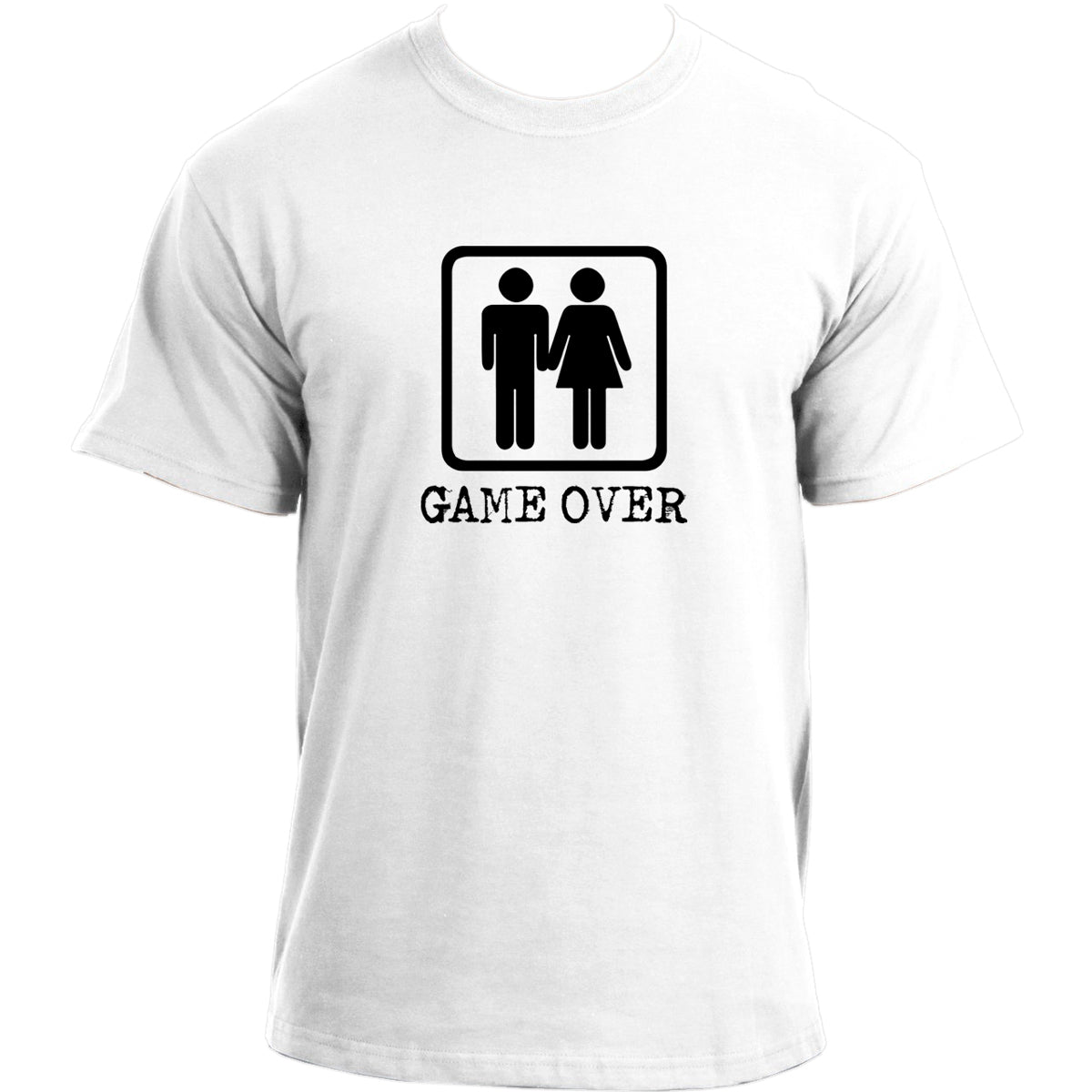 Game Over T-Shirt I Funny Marriage Wedding Stag Do Tshirt I Game Over Stag Night T Shirt