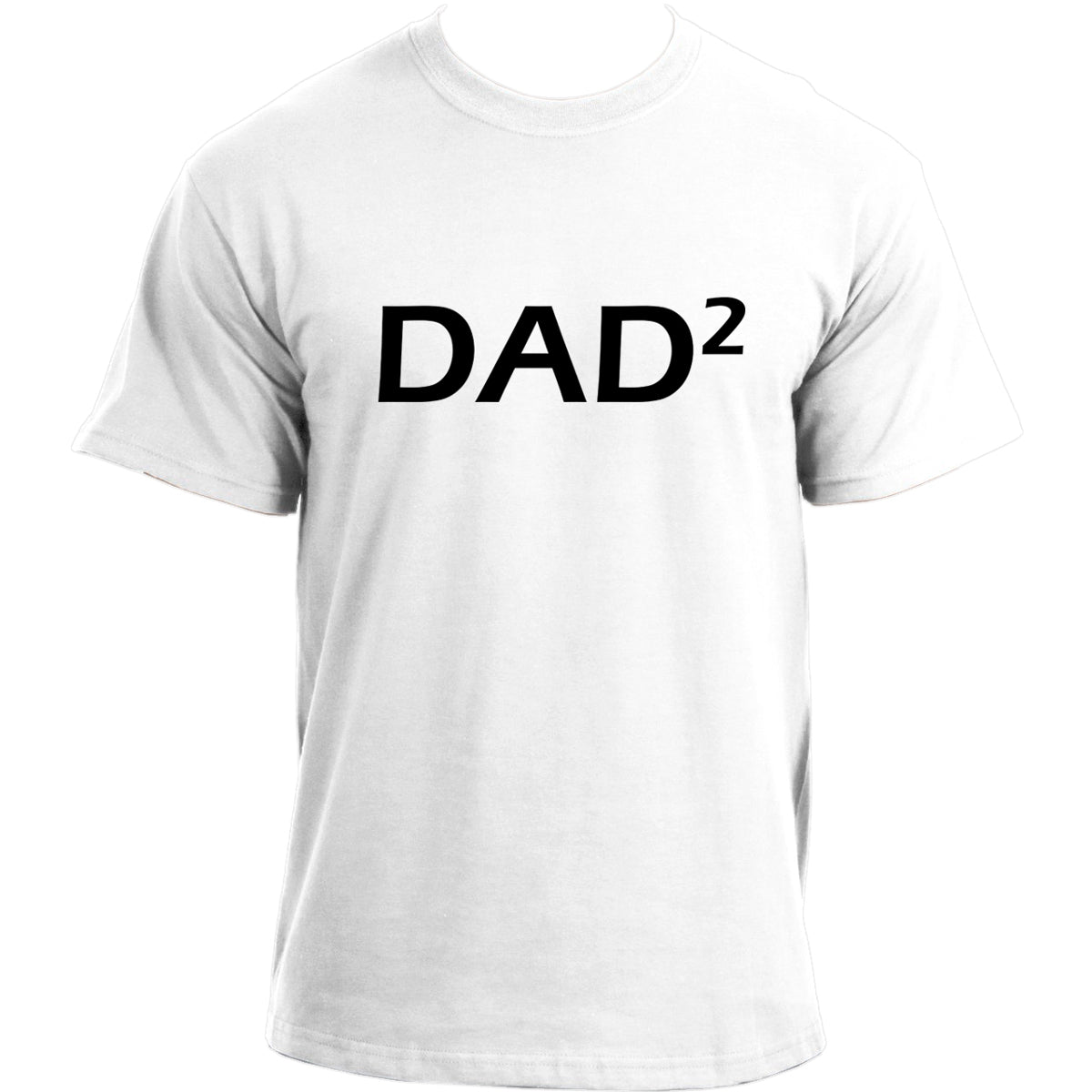 Dad Squared of Two T-Shirt I Daddy of Two T Shirt I Papa of Twins Father's Day Shirt
