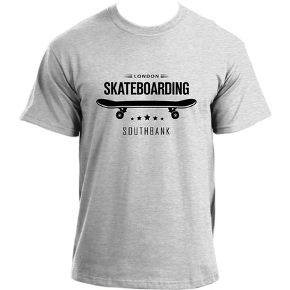 Skateboarding T Shirt, Ride the London Vibe - Southbank SK8 Skater Tee